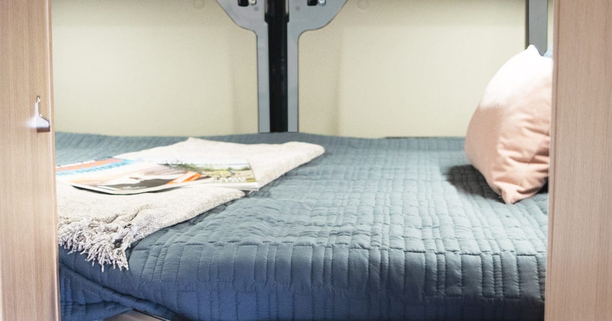 flex rear top bed from inside