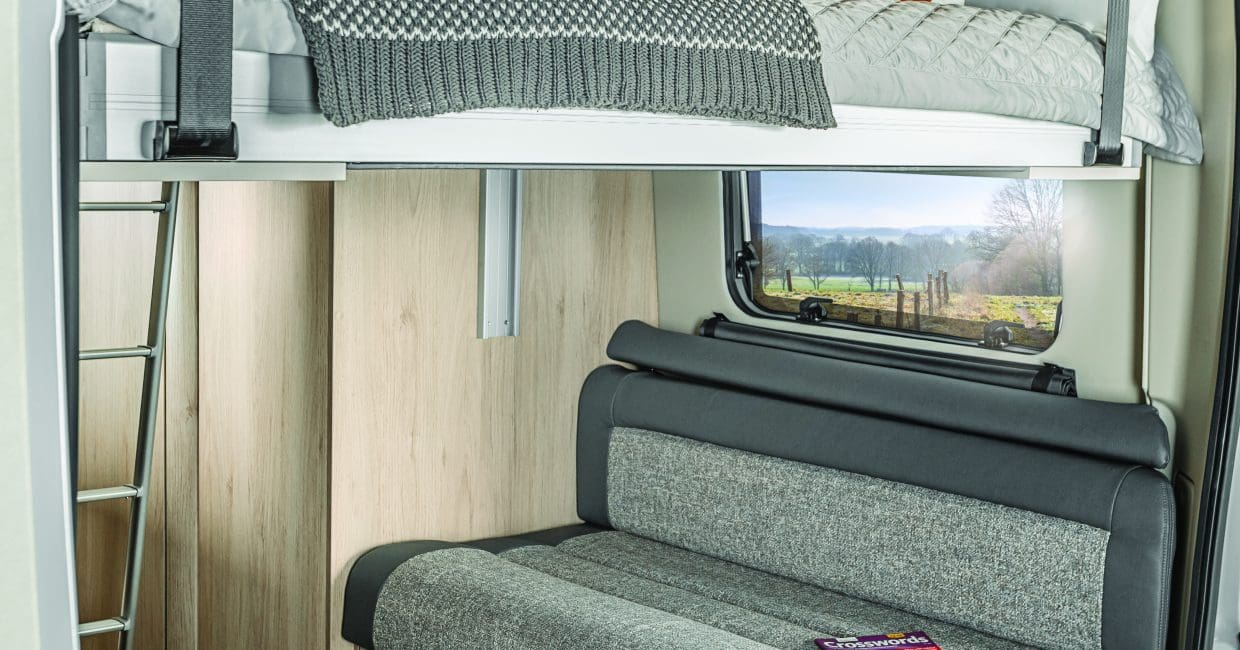 flex seats with top bed set up
